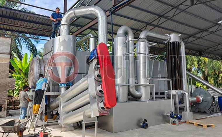 Malaysia Palm Shell Carbonization Equipment