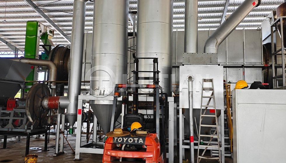 Ghana Coconut Shell Carbonization Machine for Local Biomass Waste Utilization