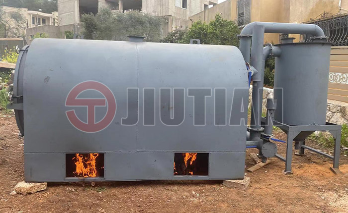 What is the working principle of horizontal carbonization furnace