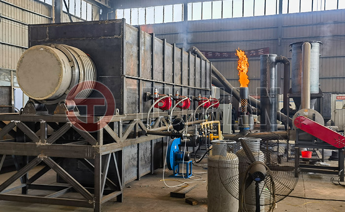 Bamboo carbonization furnace