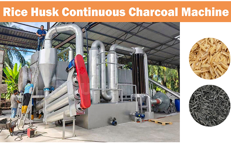 What is rice husk charcoal used for? How is rice husk charcoal produced?