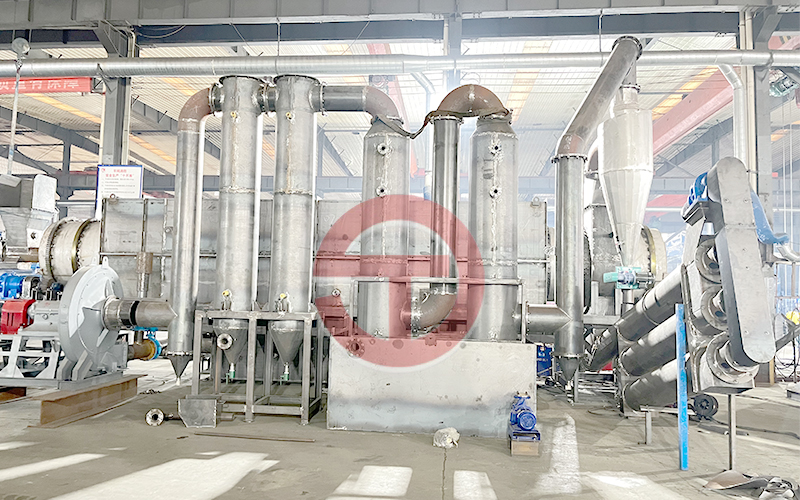 Can the carbon content of the carbonization output of the carbonizer reach 75%~90%?