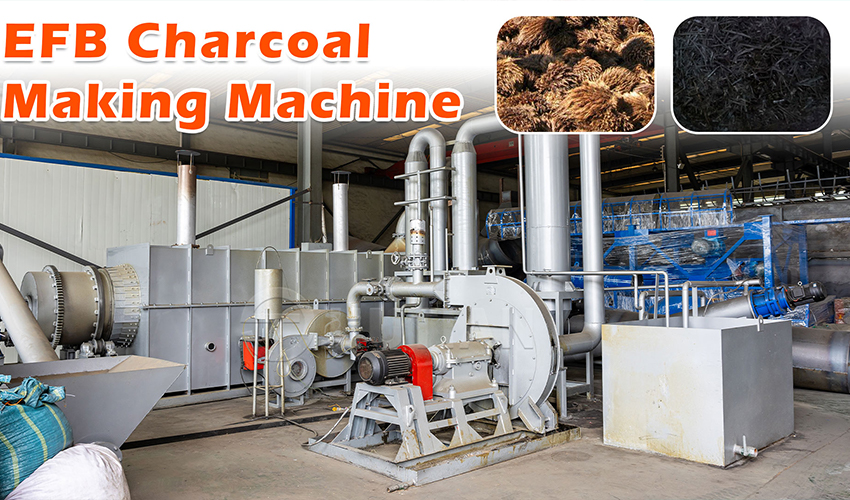 High Efficiency Continuous Carbonization Furnace for Biochar Manufacturing