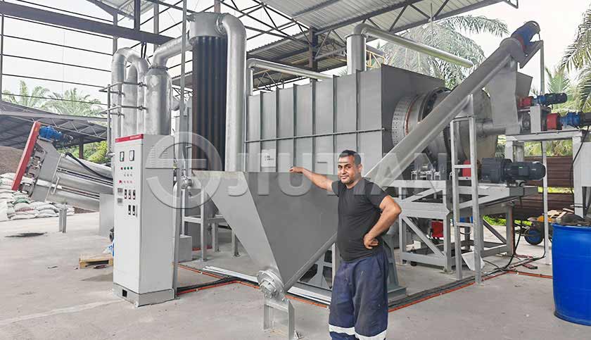 Jiutian Continuous Rice Husk Carbonization Machine Product Introduction