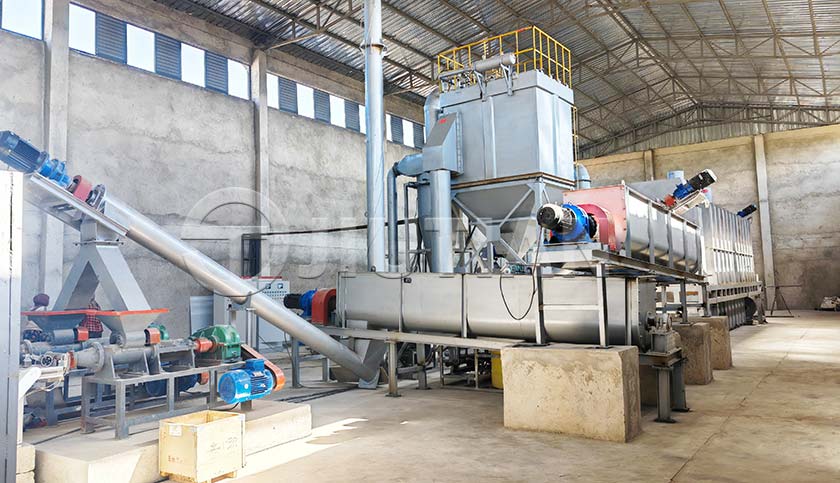 Successful Wood Sawdust Trial Run of Our Continuous Surface Carbonization Equipment