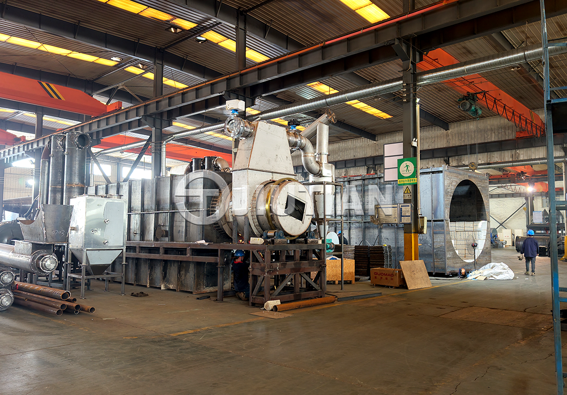 ZhengZhou JiuTian Group's Orders Are Booming-6 Continuous Biochar Plants Now in Urgent Production!
