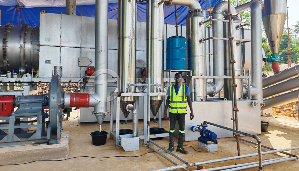 Ethiopia Sawdust Charcoal Briquette Production Line