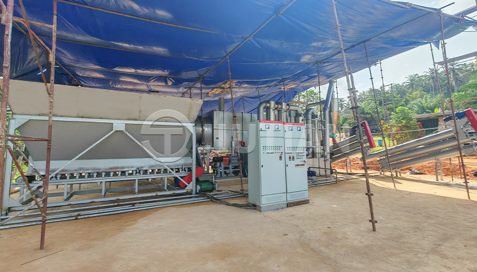 Hefei Anhui Continuous Sawdust Carbonization Machine