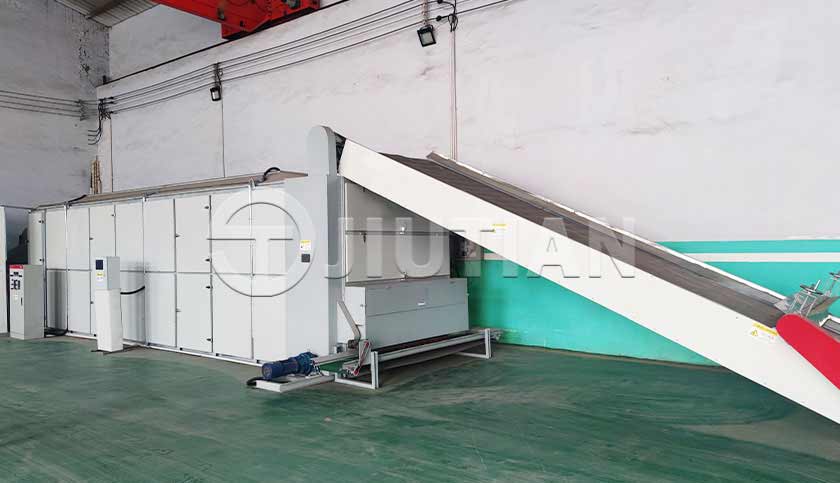 Mesh Belt Dryer For Briquettes