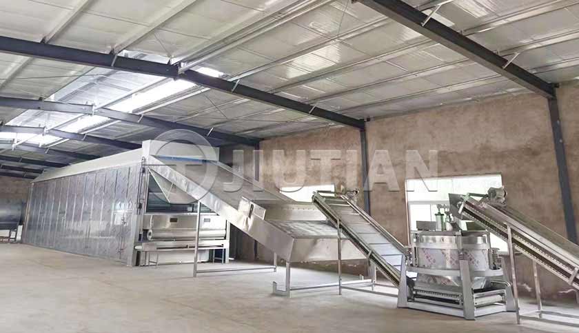 Mesh Belt Dryer For Briquettes